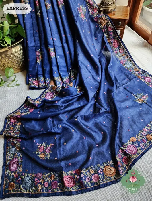 Premium Pure Munga Tussar Silk Saree – Classic & Luxurious